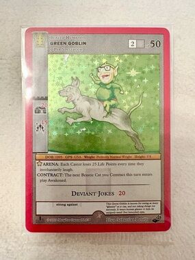 Paymoneywubby 2022 “Green Goblin” Full Holo Sealed MetaZoo Trading Card